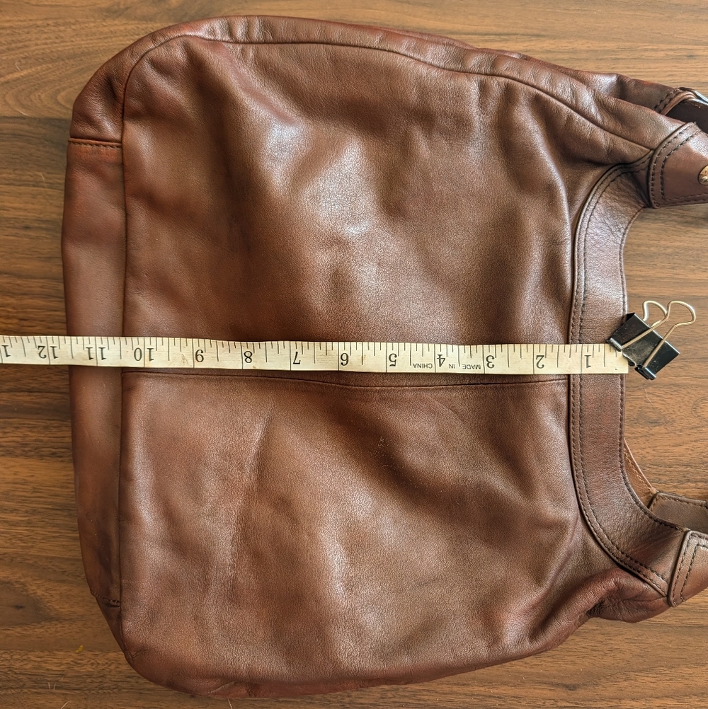 COACH Leather Lynn Soho Purse Hobo Shoulder Bag F 17092 Brown leather - Picture 15 of 16